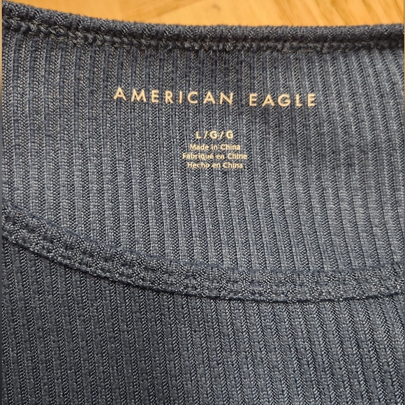 American Eagle Ribbed Crop Top - Picture 6 of 7